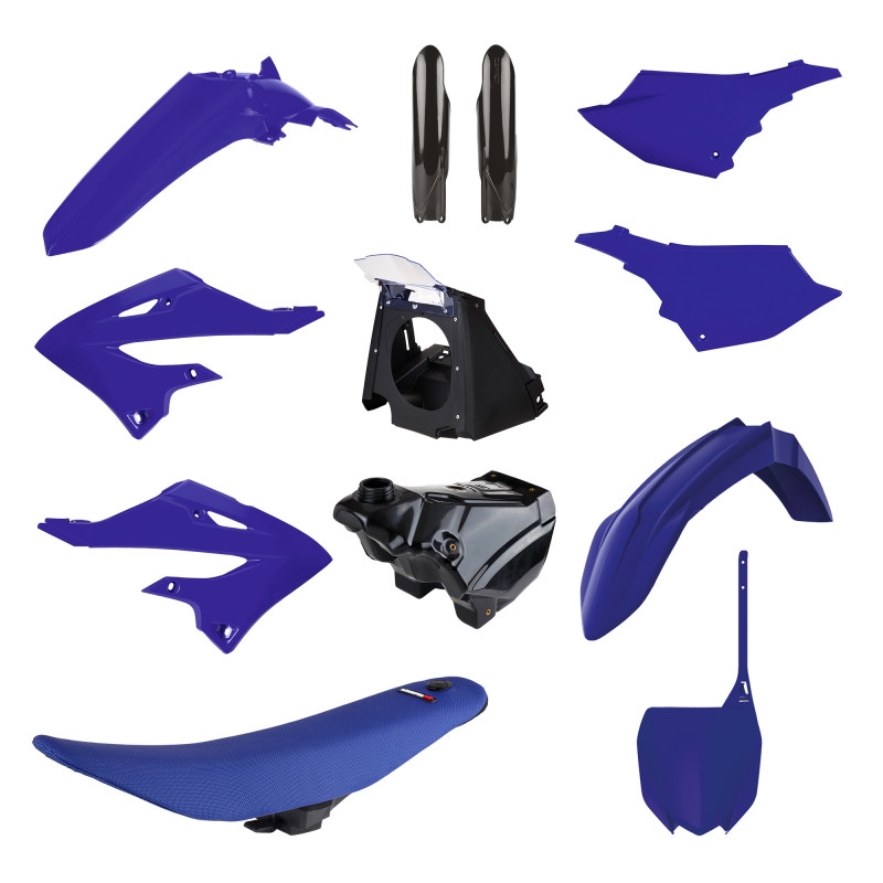 Plastic body kit POLISPORT restyling OEM color for YAMAHA YZ 125 2002-2021, YAMAHA YZ 250 2002-2021