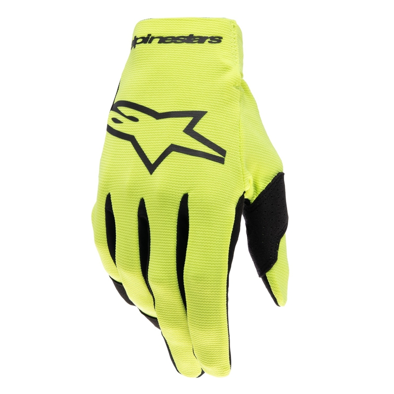 Rękawice motocrossowe Alpinestars Radar fluo żółto-czarne