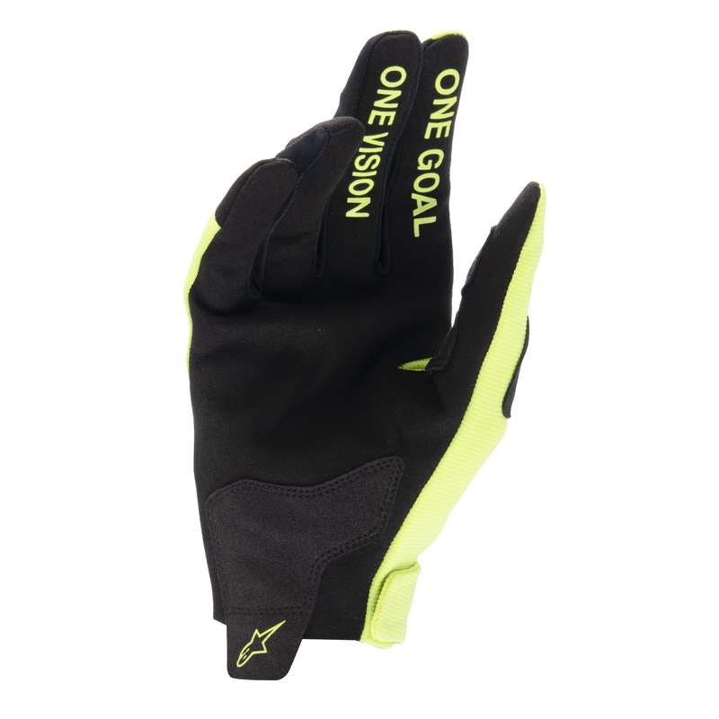 Rękawice motocrossowe Alpinestars Radar fluo żółto-czarne