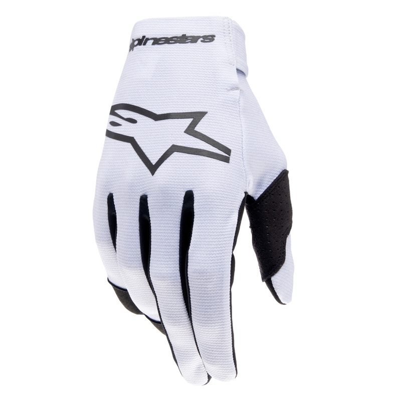 Rękawice motocrossowe Alpinestars Radar jasnoszaro-czarne