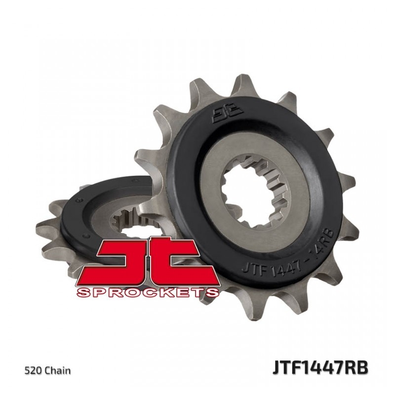 Front sprocket JT 14T, 520 rubber cushioned