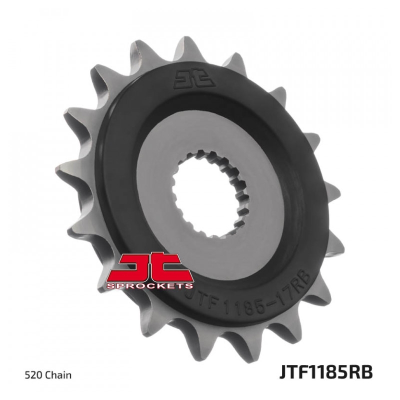 Front sprocket JT 17T, 520 rubber cushioned