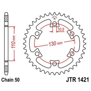 Rear sprocket JT JTR 1421-40 40T, 530