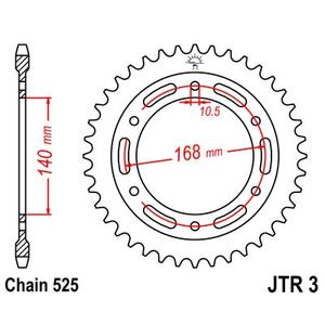 Rear sprocket JT JTR 3-41 41T, 525