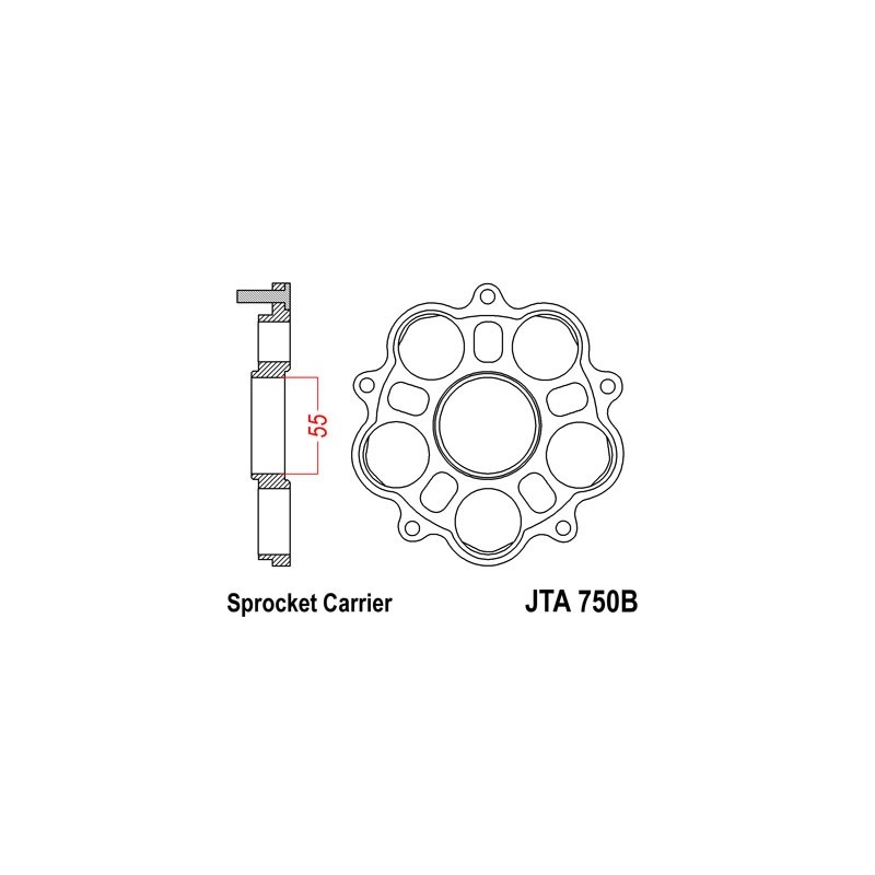 Sprocket carrier JT