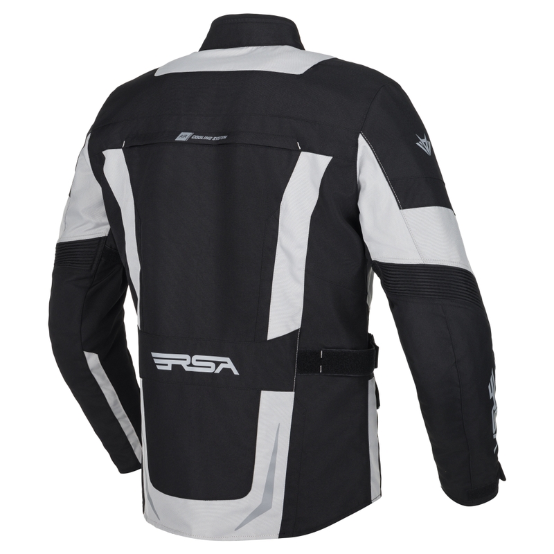 Kurtka motocyklowa RSA EXO 2 czarno-szara