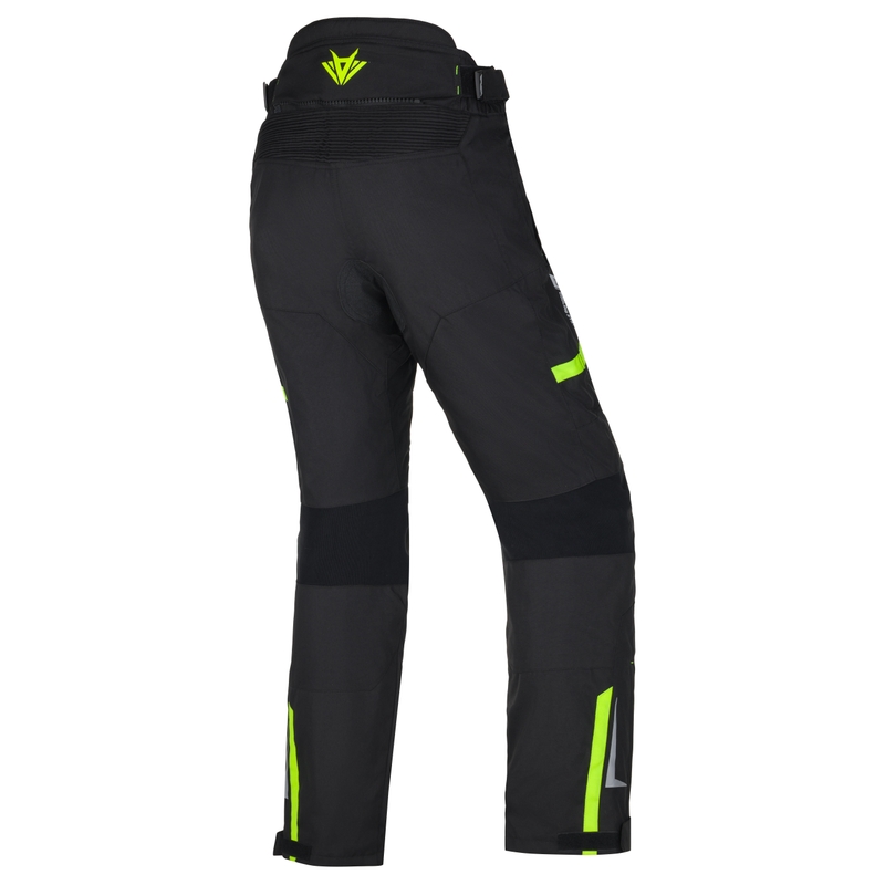 Damskie spodnie motocyklowe RSA EXO 2 czarno-fluo żółte