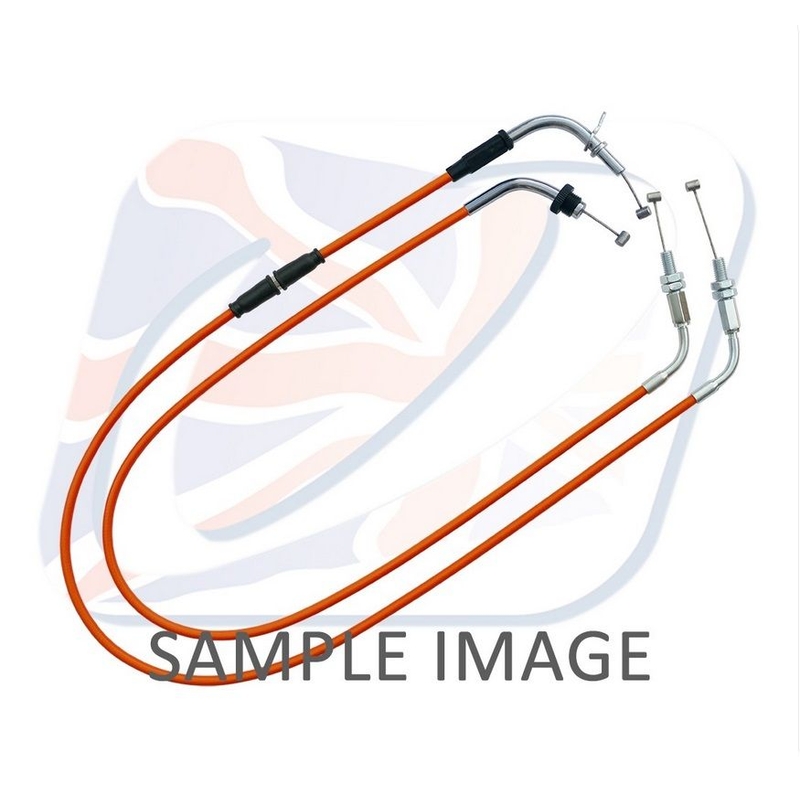 Throttle cable Venhill featherlight orange