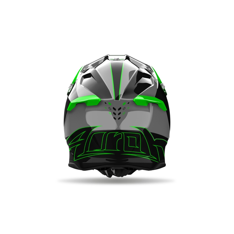 Kask motocrossowy Airoh Twist 3 Shard błyszczący zielony