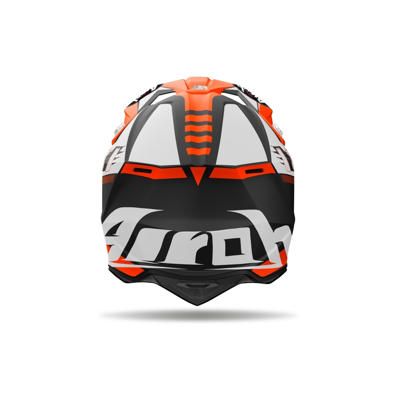 Kask motocrossowy Airoh Wraaap Feel  matowo-pomarańczowy