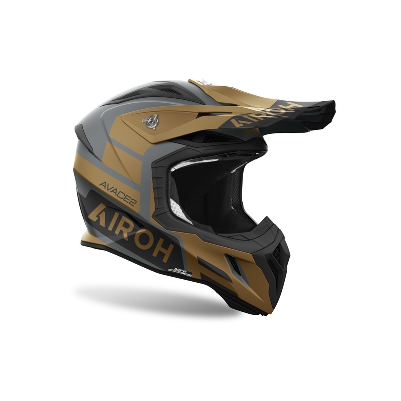 Kask motocrossowy Airoh Aviator Ace 2 Sake matowy złoty