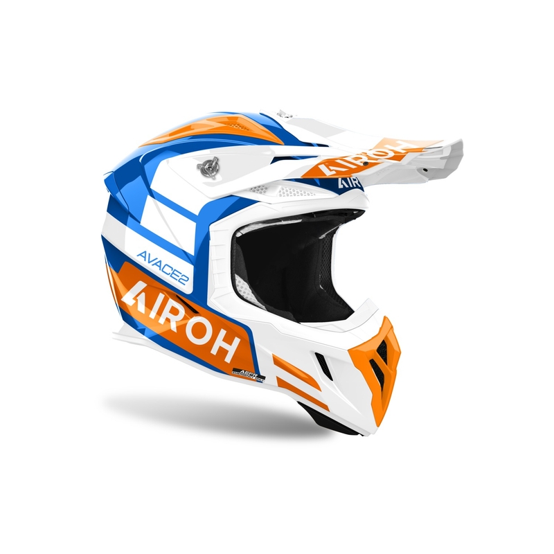 Kask motocrossowy Airoh Aviator Ace 2 Sake błyszczący pomarańczowy