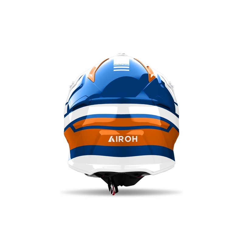 Kask motocrossowy Airoh Aviator Ace 2 Sake błyszczący pomarańczowy