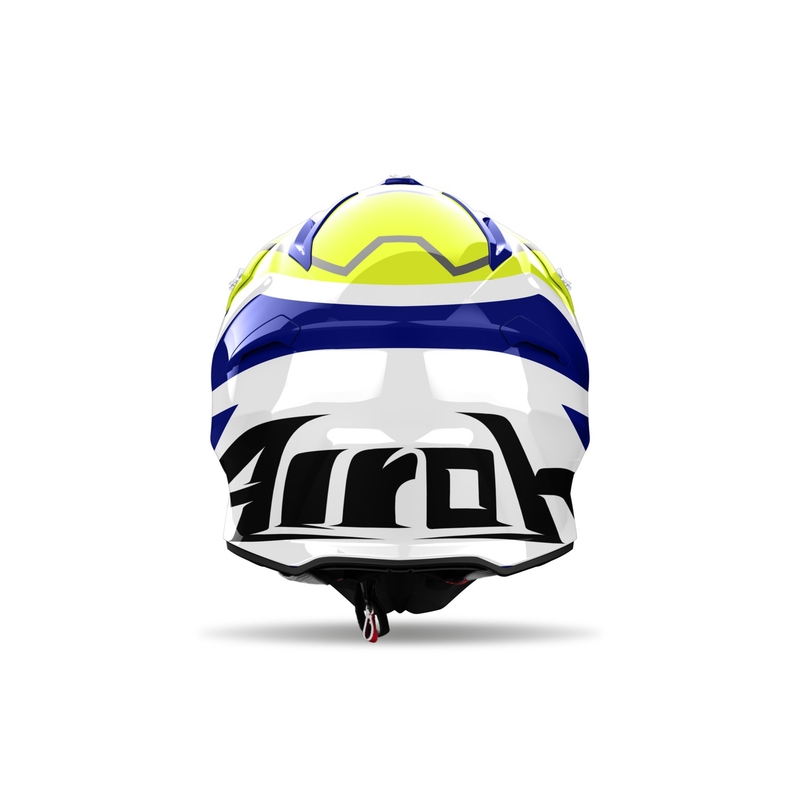 Kask motocrossowy Airoh Aviator Ace 2 Ground w kolorze żółtym błyszczącym
