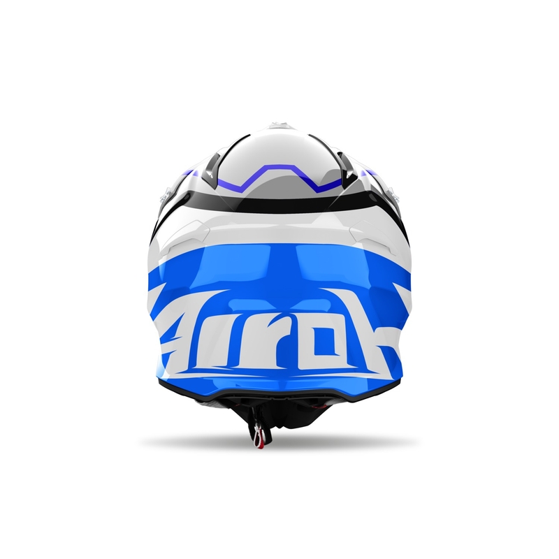 Kask motocrossowy Airoh Aviator Ace 2 Ground połyskujący niebieski