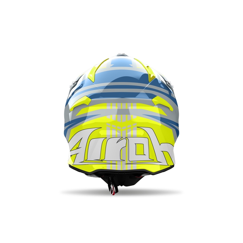 Kask motocrossowy Airoh Aviator Ace 2 Proud błyszczący żółty