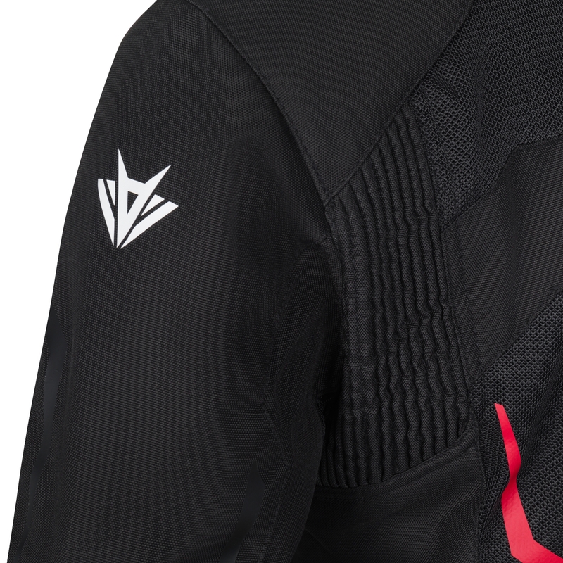 Kurtka motocyklowa damska RSA Bolt czarno-biała