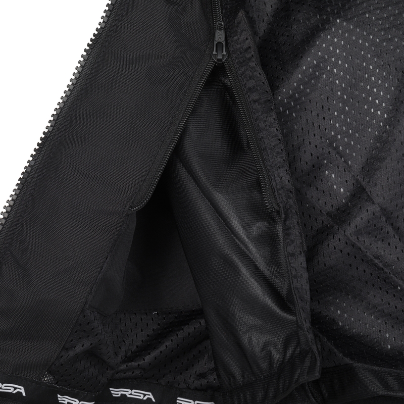 Kurtka motocyklowa damska RSA Bolt czarno-biała