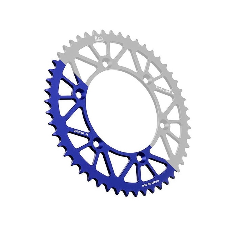 Rear ALU sprocket JT 51T, 520 Blue