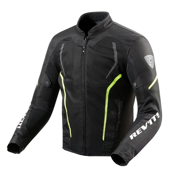Kurtka motocyklowa Revit GT-R Air 2 czarno-fluo żółta wyprzedaż