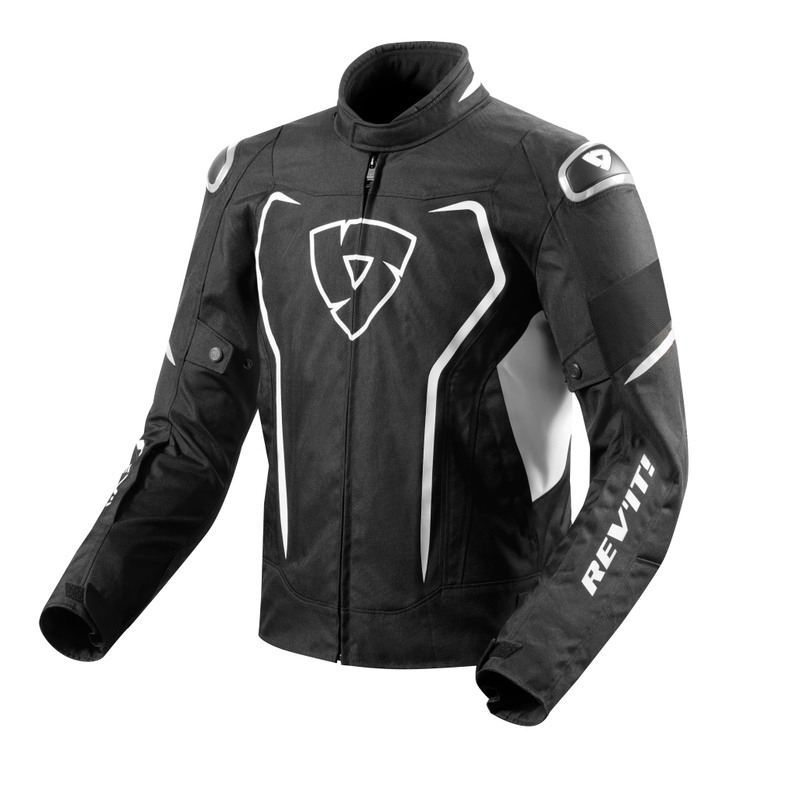 Kurtka motocyklowa Revit Vertex H2O czarno-biała wyprzedaż