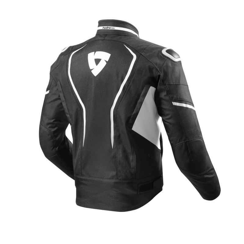 Kurtka motocyklowa Revit Vertex H2O czarno-biała wyprzedaż