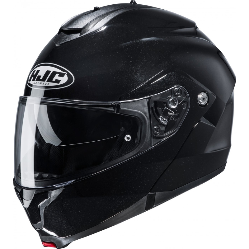 Kask motocyklowy składany HJC C91N Solidny, metaliczny czarny