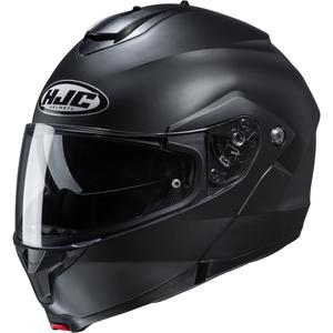 Vyklápěcí helma na motorku HJC C91N Solid semi černá