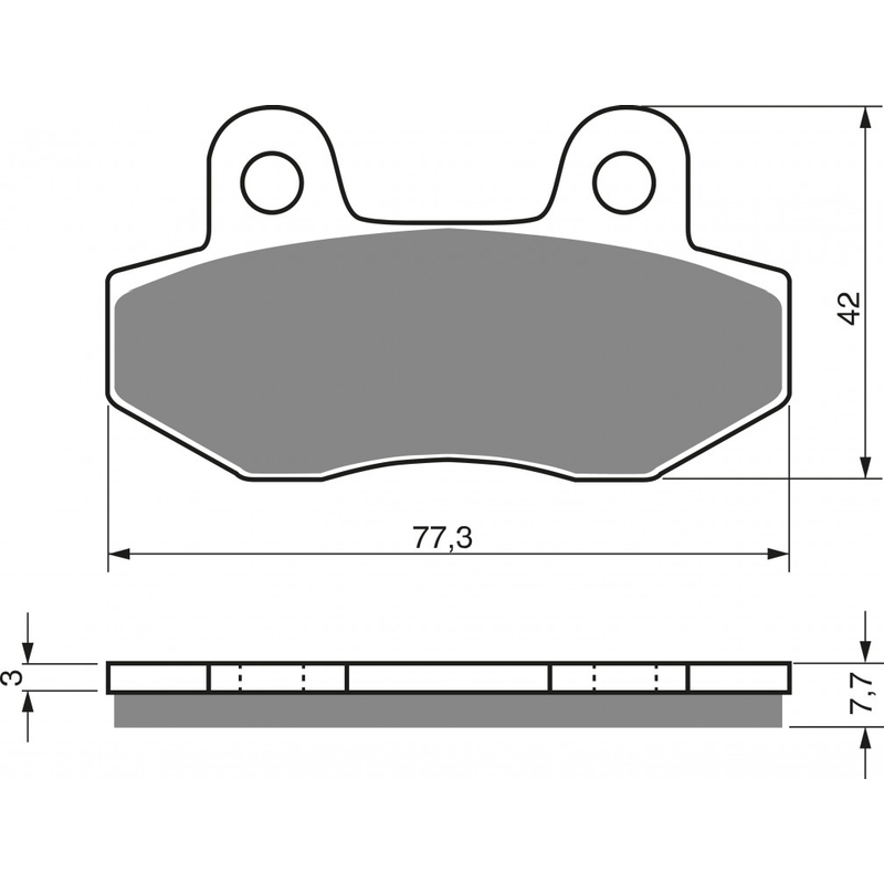 Brake pads GOLDFREN AD  STREET
