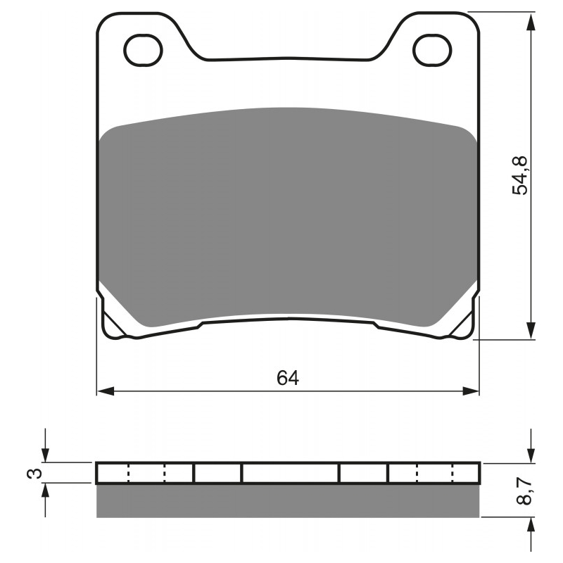 Brake pads GOLDFREN AD  STREET wyprzedaż