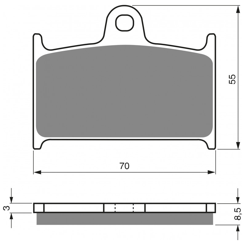 Brake pads GOLDFREN S3