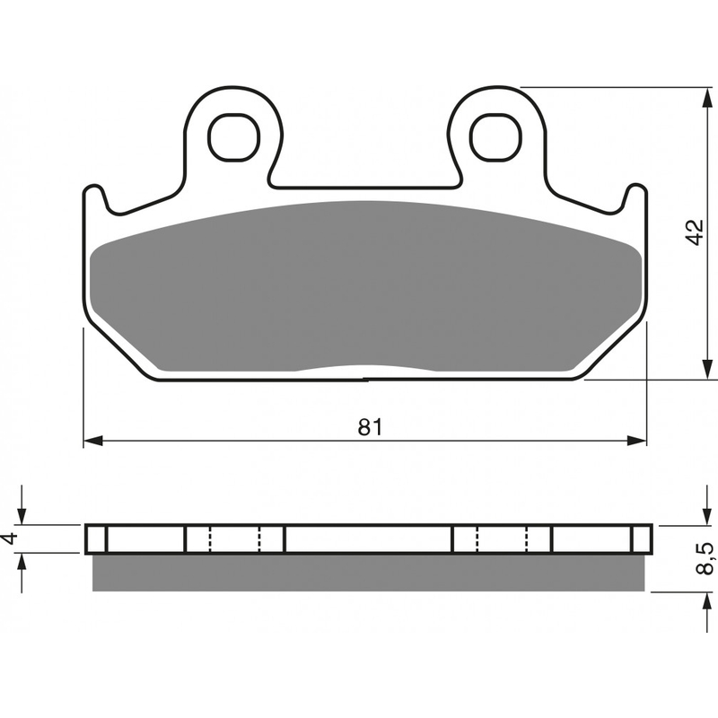 Brake pads GOLDFREN AD  STREET
