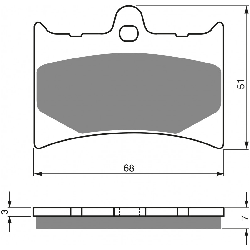 Brake pads GOLDFREN K5