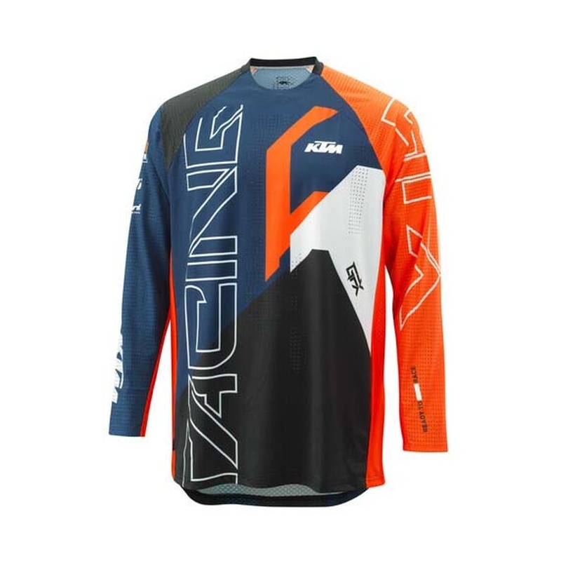 Motokrosový dres KTM Gravity-FX Replica černo-modro-oranžový wyprzedaż