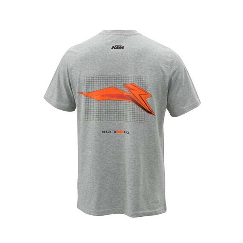 T-shirt KTM Grid Tee szary wyprzedaż