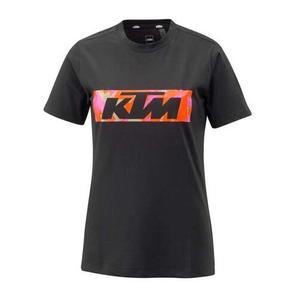 Damska koszulka KTM Camo Tee czarna