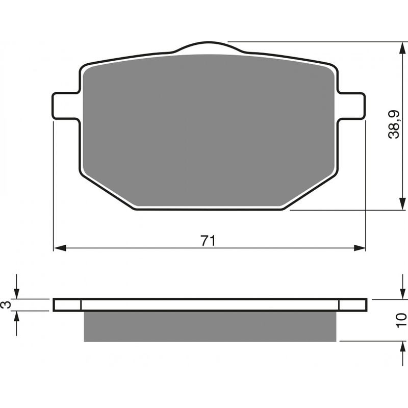 Brake pads GOLDFREN AD  OFF-ROAD FRONT