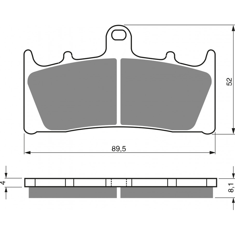 Brake pads GOLDFREN S3
