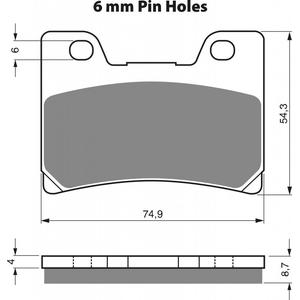 Brake pads GOLDFREN 045 AD