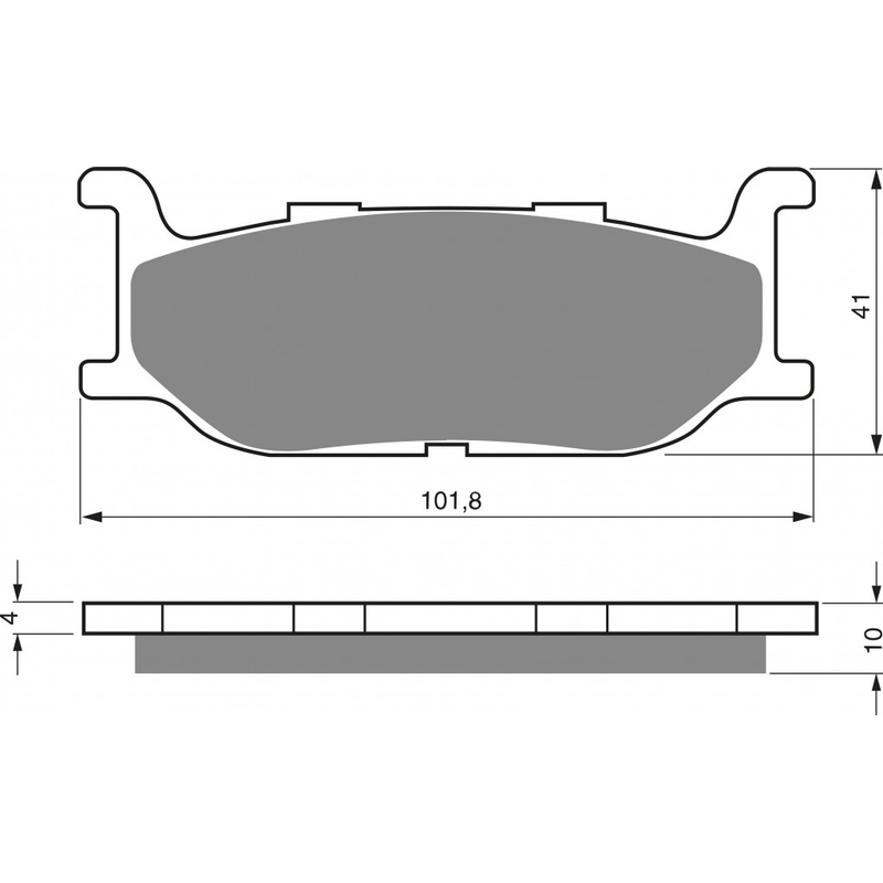 Brake pads GOLDFREN AD  STREET