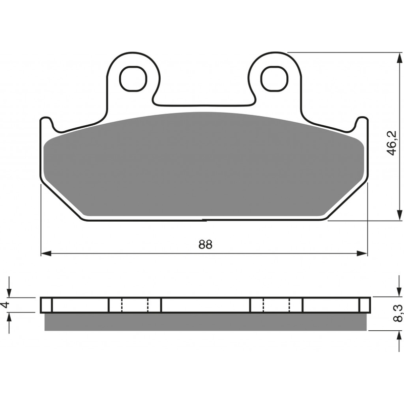 Brake pads GOLDFREN AD  STREET