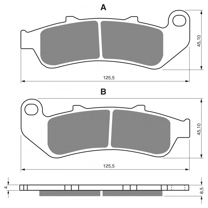Brake pads GOLDFREN S3