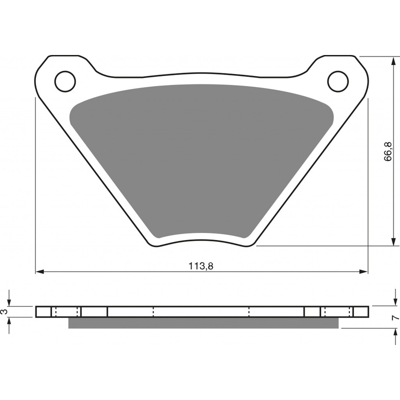Brake pads GOLDFREN S3