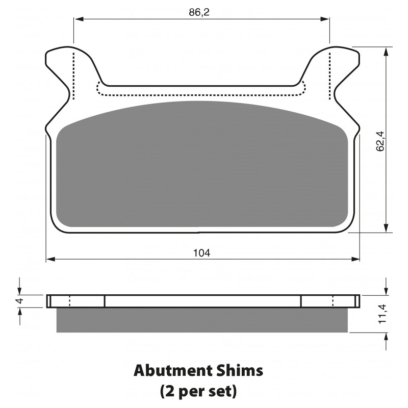 Brake pads GOLDFREN S3