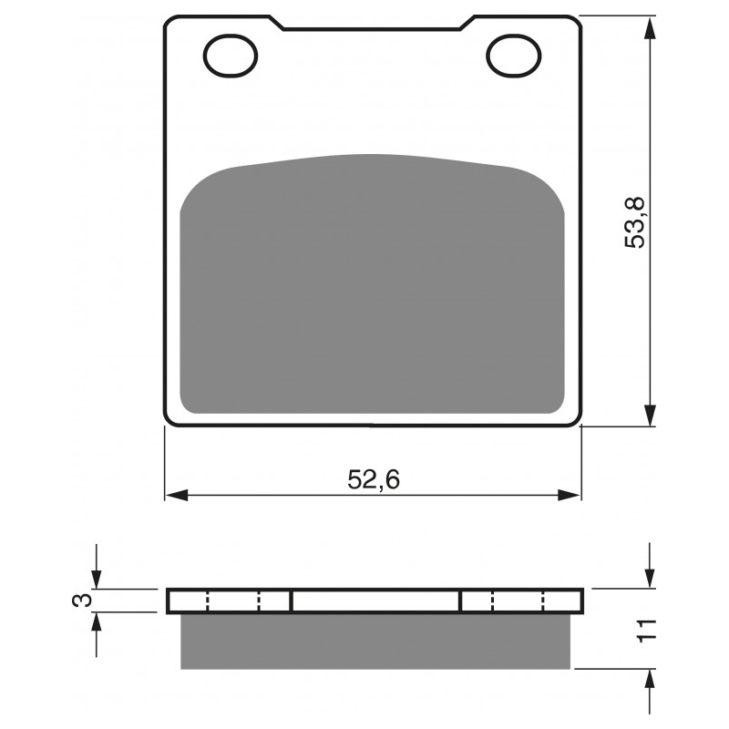 Brake pads GOLDFREN AD  STREET