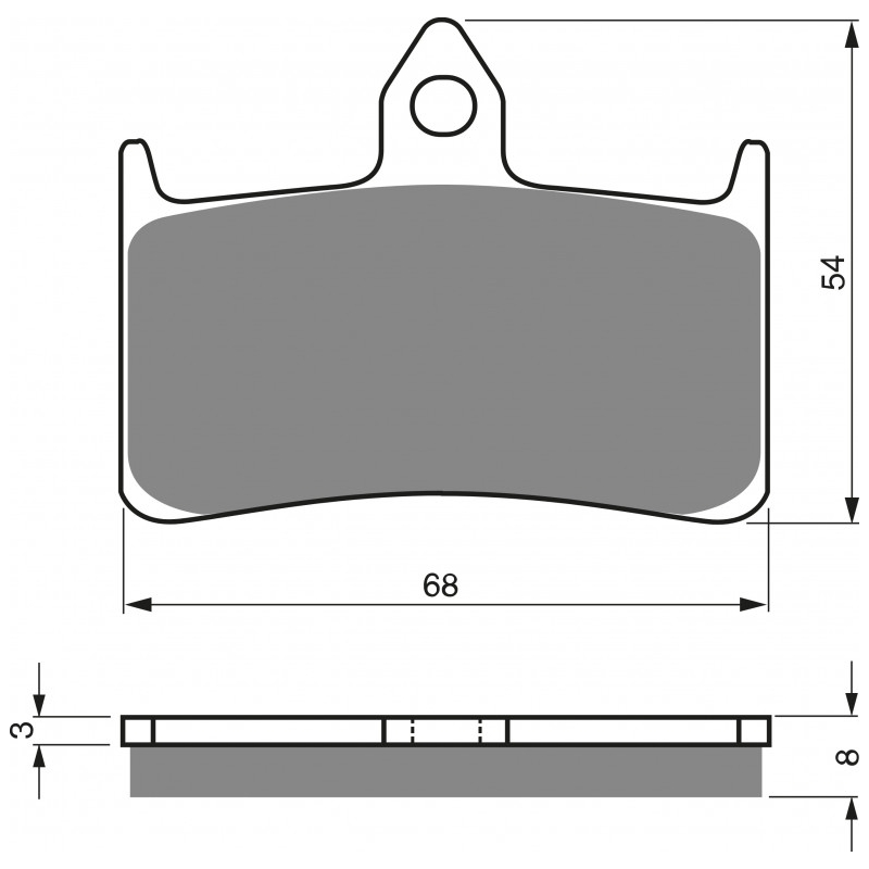 Brake pads GOLDFREN AD  STREET