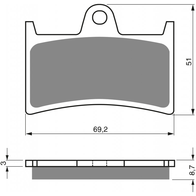 Brake pads GOLDFREN AD  STREET