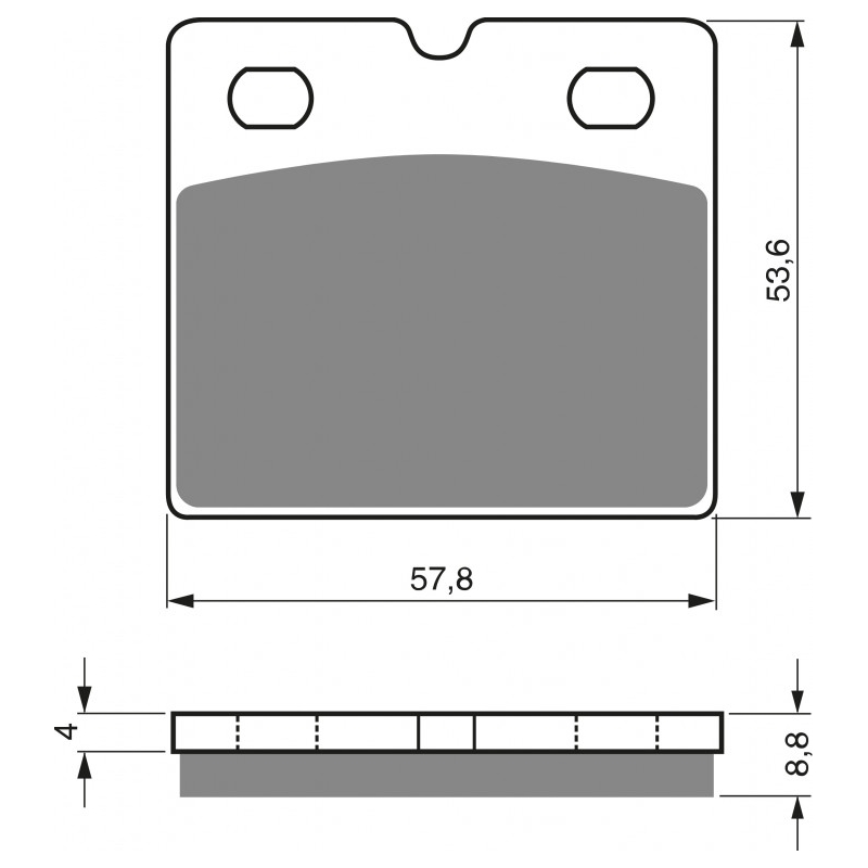 Brake pads GOLDFREN AD  STREET