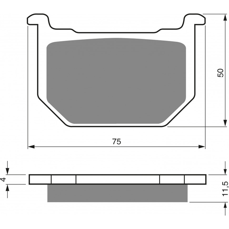 Brake pads GOLDFREN AD  OFF-ROAD FRONT