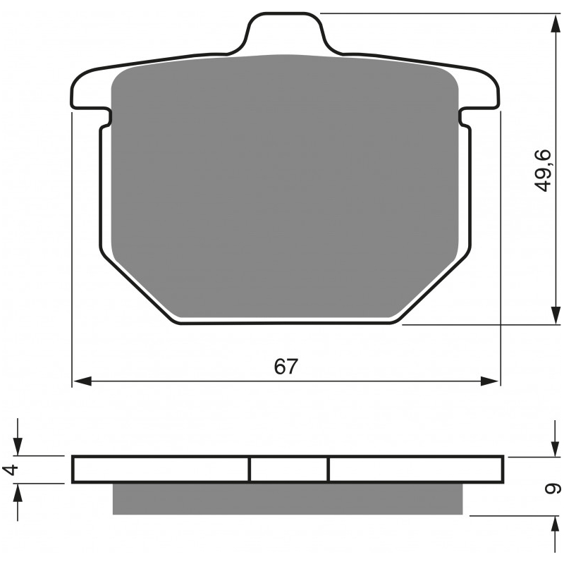 Brake pads GOLDFREN AD wyprzedaż